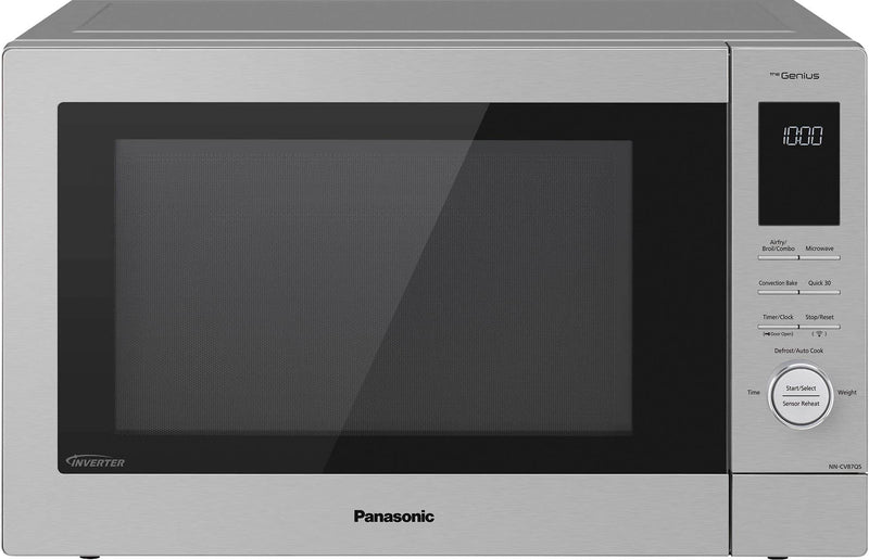 Panasonic - HomeCHEF Connect 4-in-1 Multi-Oven 1.2 Cu. Ft. Microwave Air Fry Convection Bake Broil with Genius Sensor Cooking - Silver