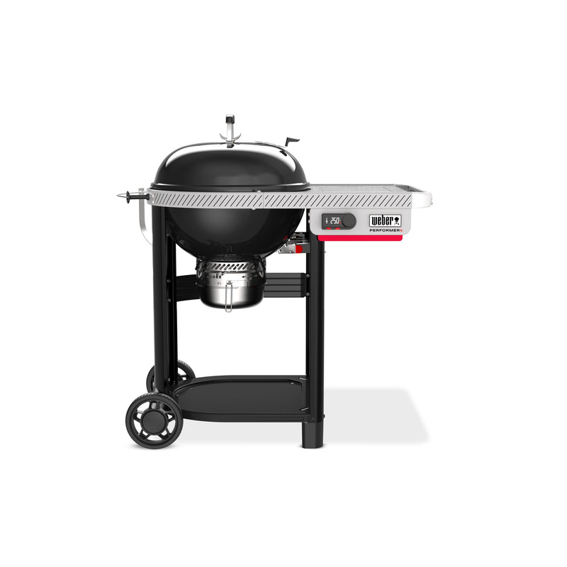 Weber Performer Smart 21.5-in W Black Cart Charcoal Grill