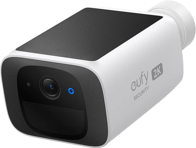 eufy - C20 Solar SoloCam 2K Wireless Outdoor Security Camera Local Storage and No Monthly Fee - White