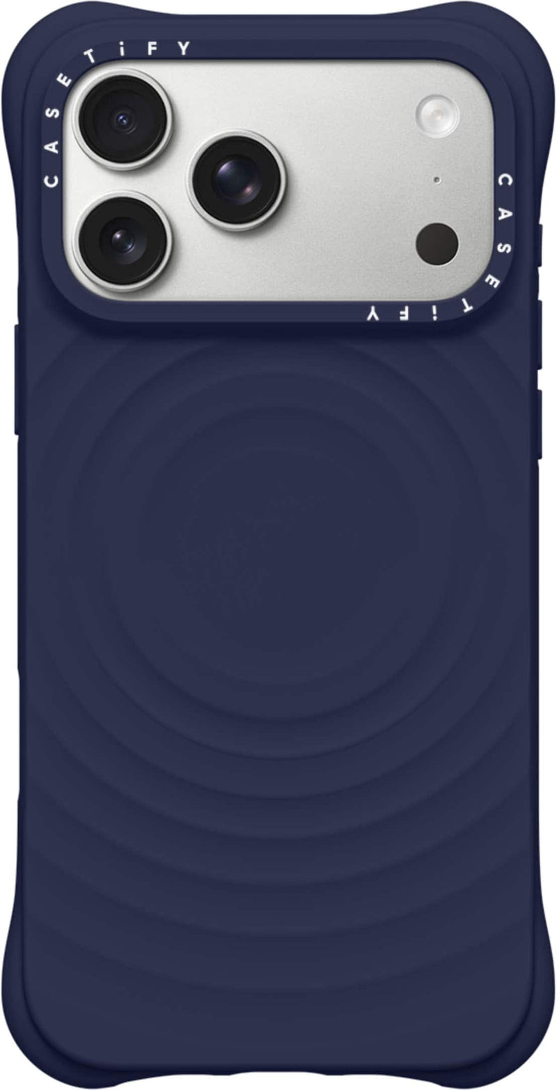 CASETiFY - Apple iPhone 17 Pro Max Ripple Case - Navy Blue