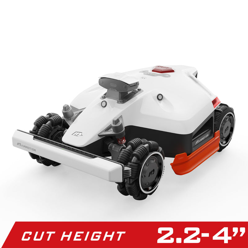 MAMMOTION LUBA 2 AWD RTK + AI Vision All-Terrain Robotic Lawn Mower (1-1/4 to 2-1/2 acres)