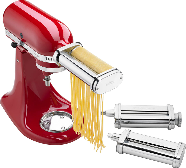 KSMPRA Pasta Roller Attachments for Most KitchenAid Stand Mixers - Stainless Steel