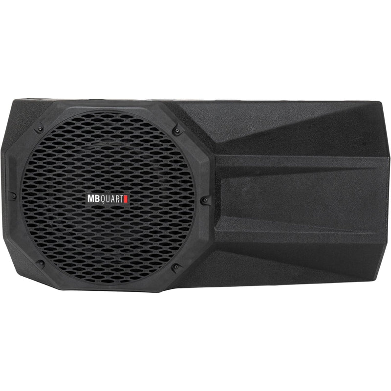 MB Quart - Jeep JL Wrangler Tuned 12" Single-Voice-Coil 2-Ohm Loaded Subwoofer Enclosure with Integrated 400W Amp - Black