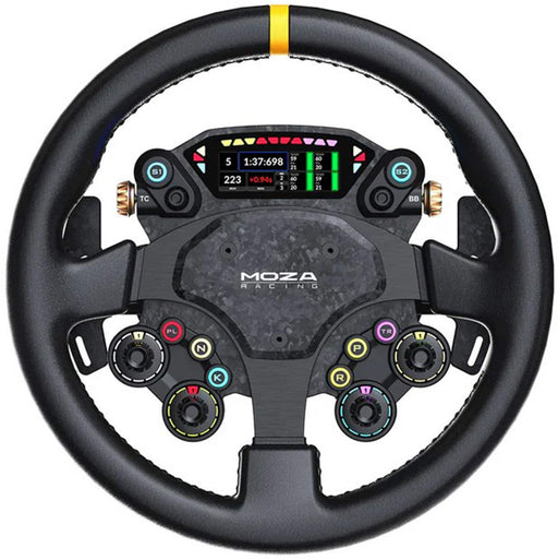 Moza Racing - CS Pro Sim Racing Steering Wheel for Windows - Black