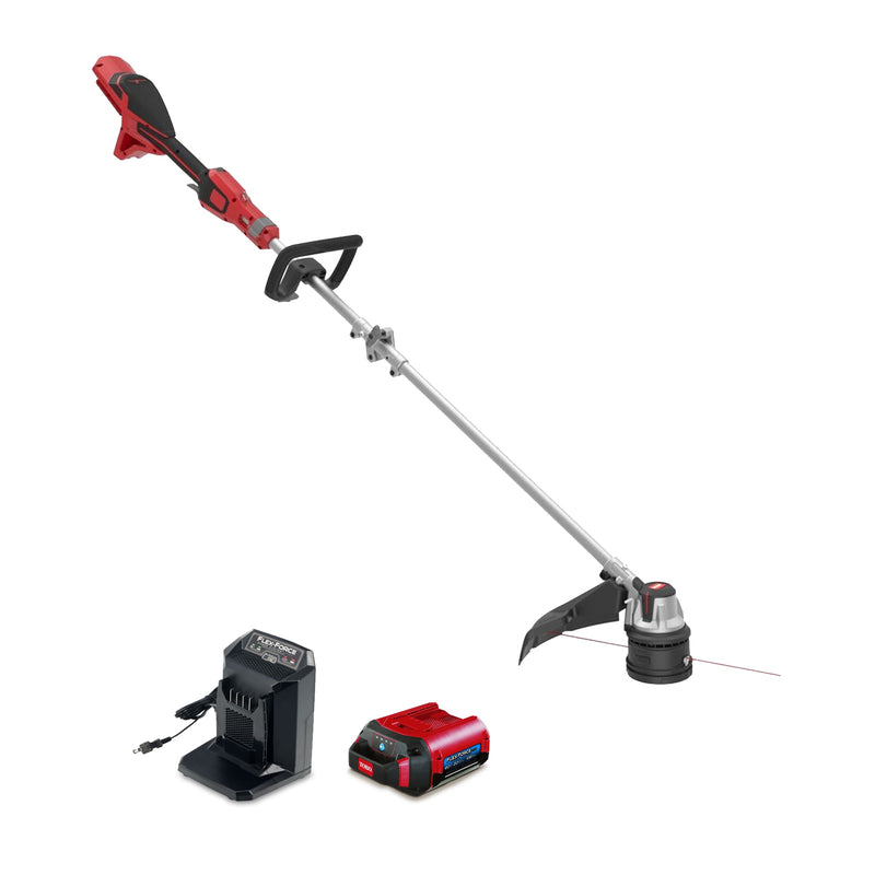 Toro Flex-Force 60-volt max 16-in Telescopic Shaft Battery String Trimmer 2 Ah (Battery Included) (Charger Included)