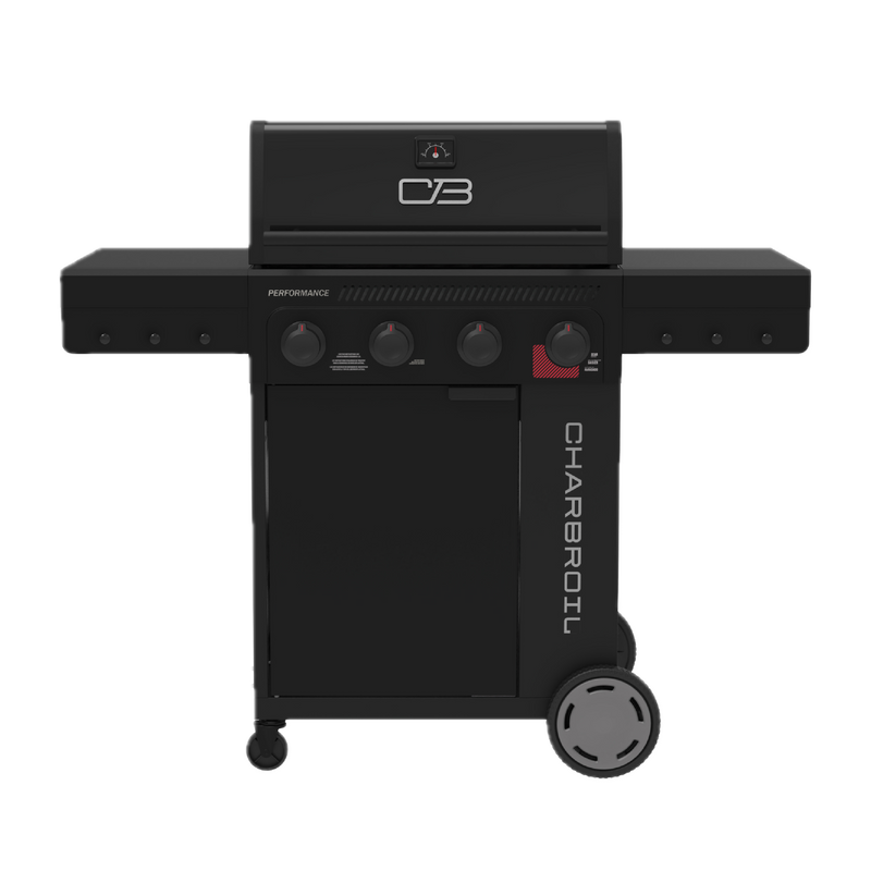 Charbroil FlavorMax Performance Series Black 4 -Burner Liquid Propane Gas Grill