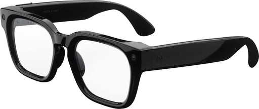 Fury - Smart AI glasses — Meta AI 12MP Camera Live Translate — 8+ Hour Battery — Transition Grey Lenses - Classic Black
