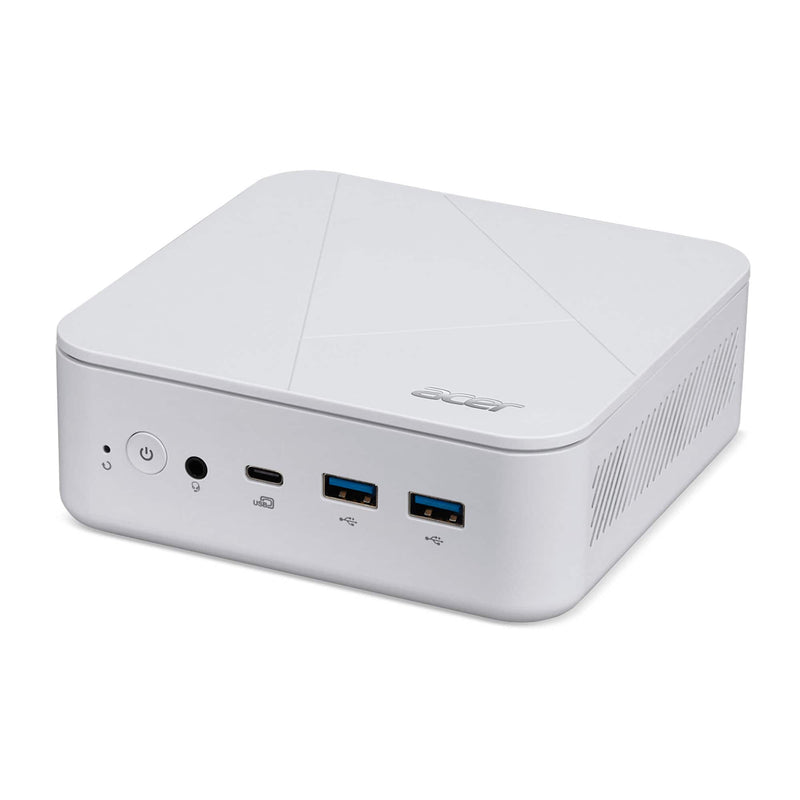 Acer - Revo Box Mini PC Desktop - AMD Ryzen 3 5400U 2021 - 8GB DDR4 Memory - 512GB Storage - White