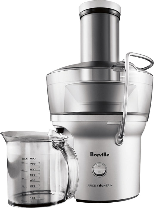 Breville - Juice Fountain Compact Electric Juicer - Silver