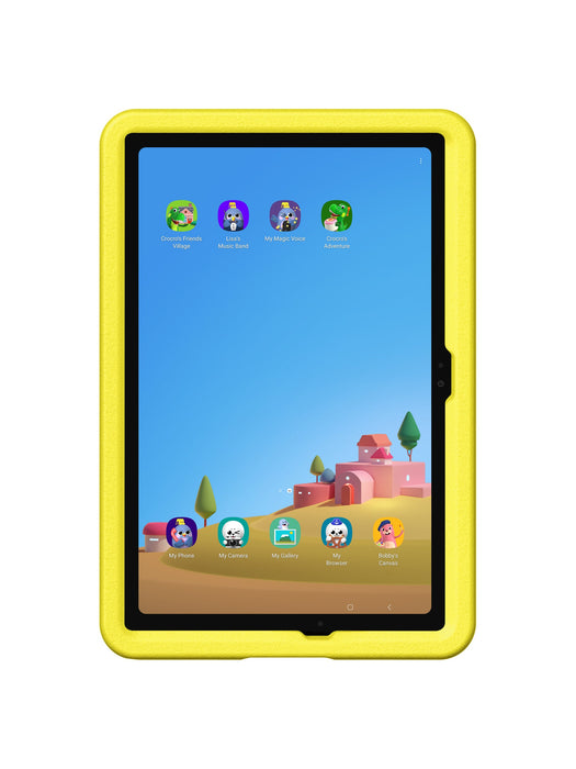 Samsung - Galaxy Tab A9+ Kids Edition 11" 64GB with Puffy Cover - Wi-Fi - Yellow