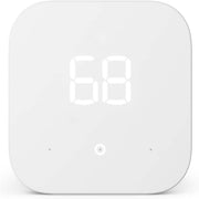 Amazon - Smart Programmable Thermostat with Alexa C-Wire Required - White