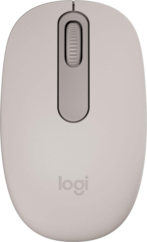 Logitech - M196 Lightweight Bluetooth Wireless Optical Mouse Compact 3-Button Ambidextrous Mouse with Smooth Tracking - Wireless - Sand