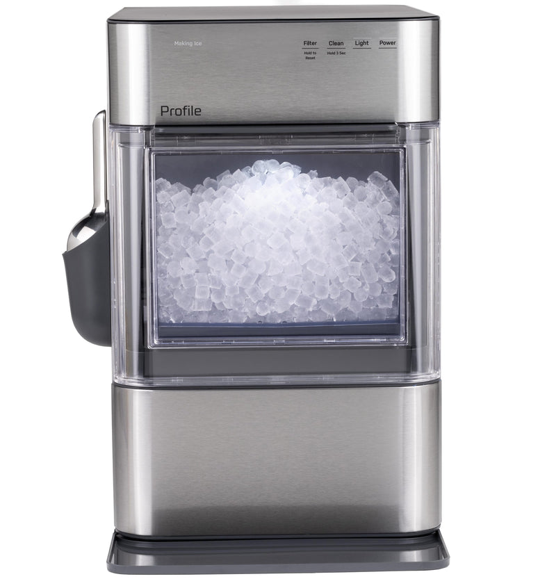 GE Profile - Opal 2.0 Ultra Nugget Ice Maker with Scale Inhibiting Filter - Stainless Steel
