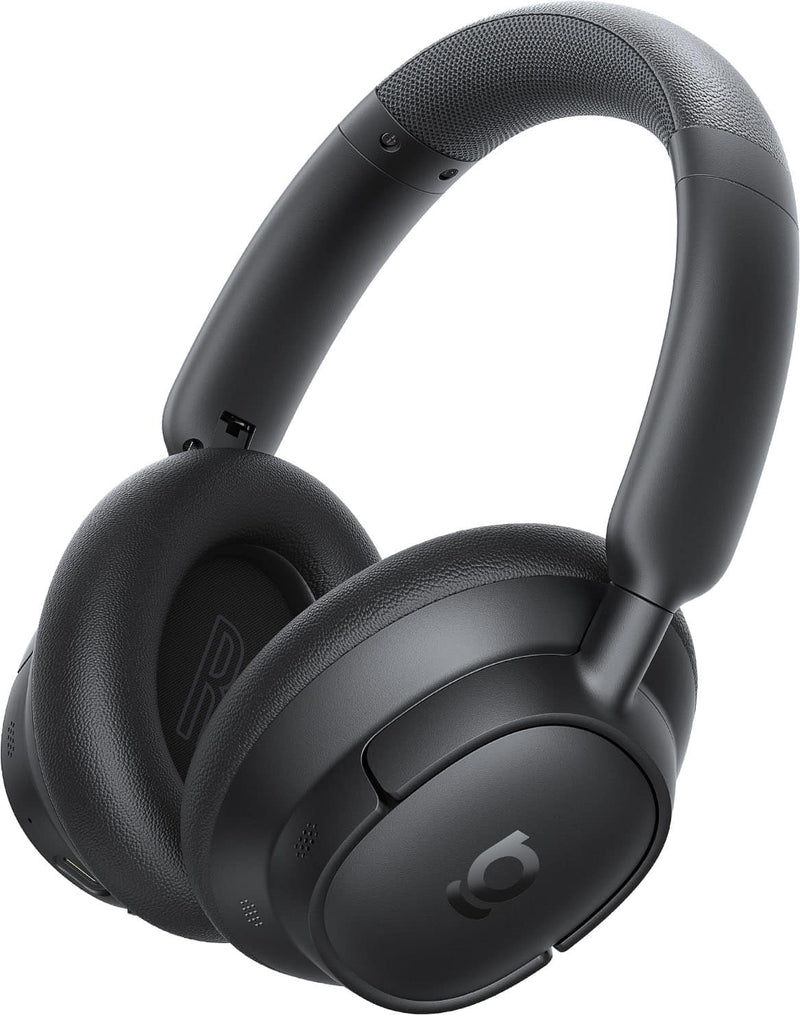 Baseus - Bass BH1 NC Over-Ear Headphones-45 dB ANCLDAC Hi-Res80-Hour Playtime5-Mic Calls - Black
