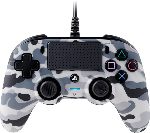 Nacon - Wired Controller for PS4/PC - Arctic Camo