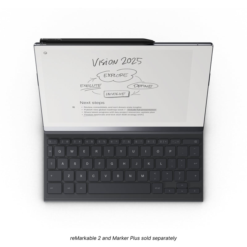 reMarkable 2 - Type Folio Keyboard for your Paper Tablet - Black Ink