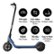 Segway - C2 Lite Kids Electric Kick Scooter w/5.6 mi Max Operating Range  9.9 mph Max Speed - Blue