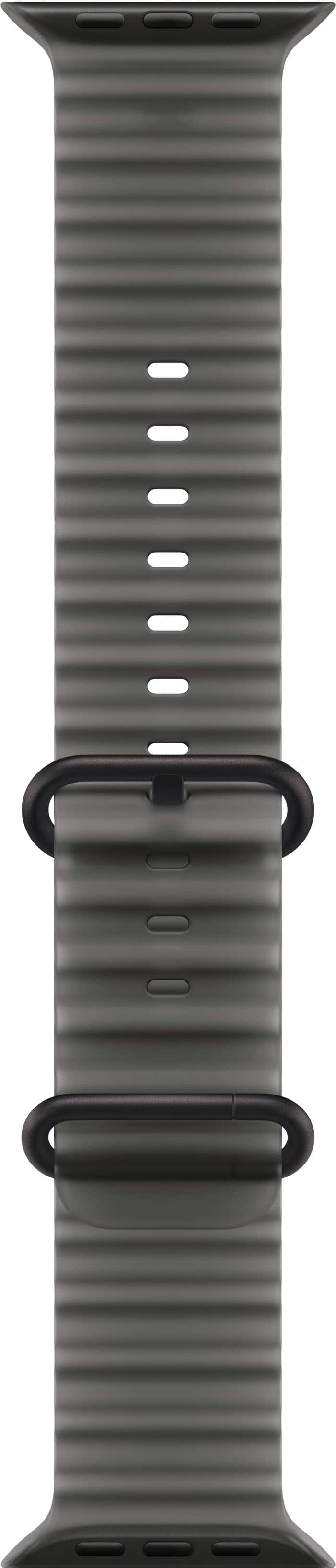 Apple - 49mm Ocean Band - Black Titanium Finish - Translucent Black