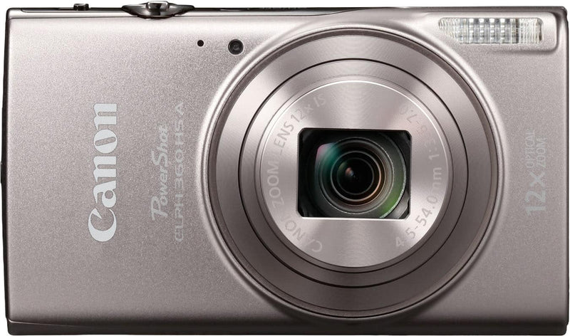 Canon - PowerShot ELPH 360 HS A Full HD Video 20.2-Megapixel Digital Camera - Silver