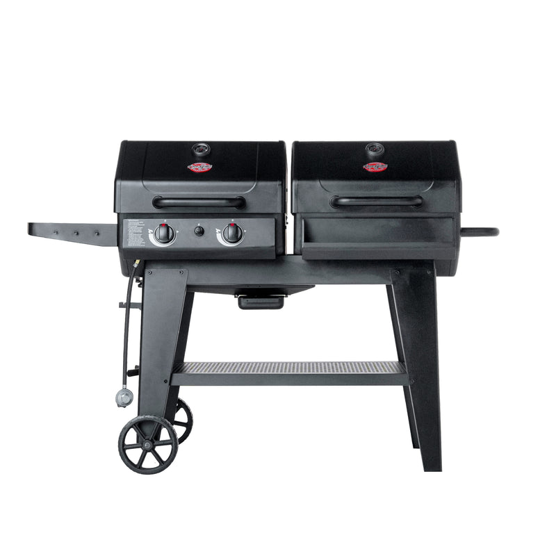 Char-Griller FlexFuel Black Liquid propane Combo Grill