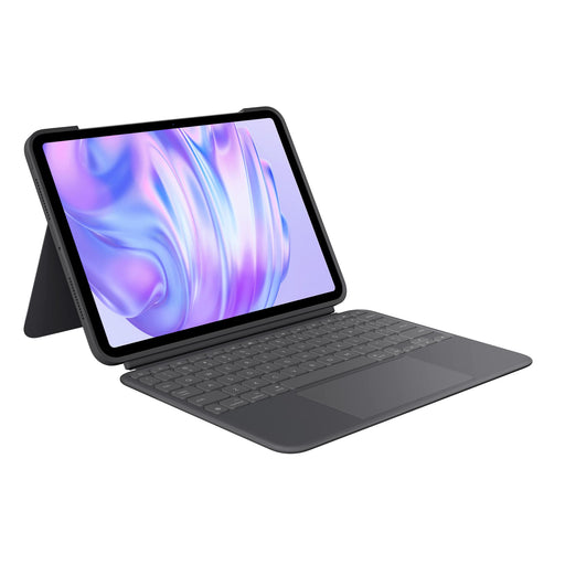 Logitech Combo Touch - keyboard and folio case - with trackpad - QWERTY - English - graphite Input Device