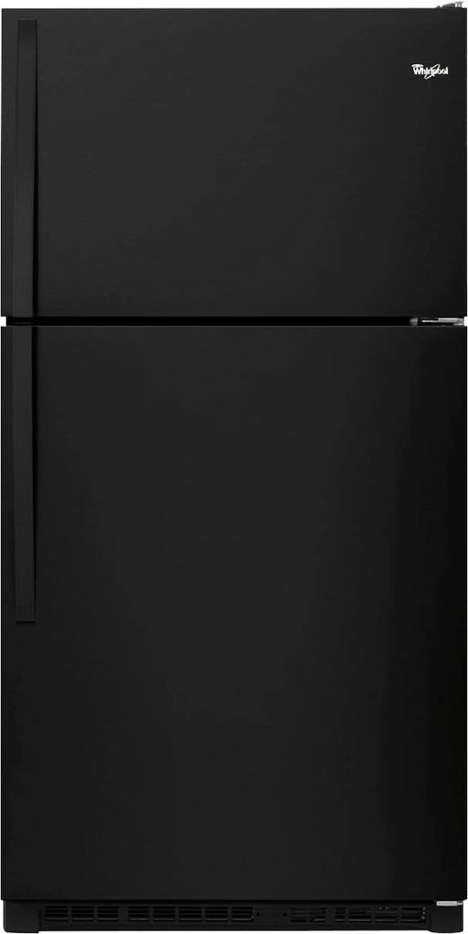 Whirlpool - 20.5 Cu. Ft. Top-Freezer Refrigerator - Black