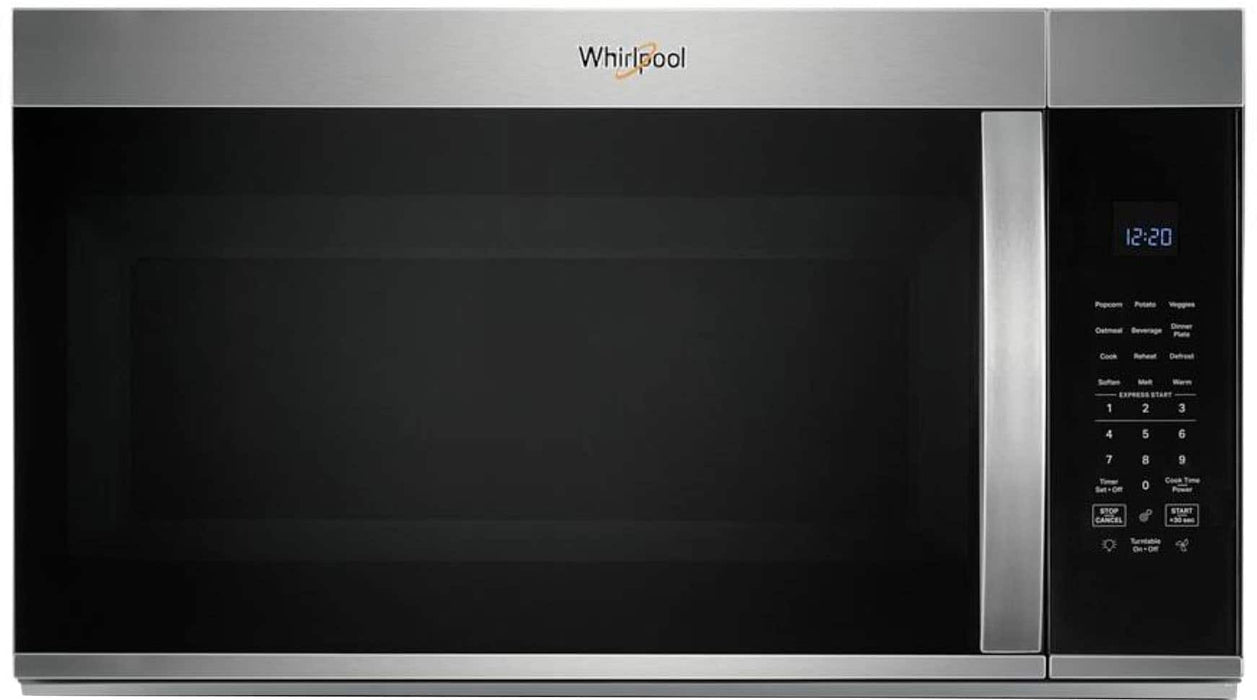 Whirlpool - 1.9 Cu. Ft. Over-the-Range Microwave with Sensor Cooking - Stainless Steel