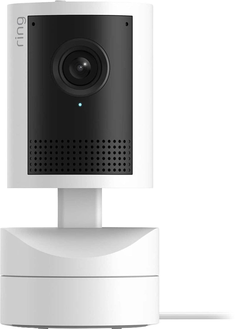 Ring - Smart Pan-Tilt Indoor CamRetinal 2K VideoPlug-In 360Coverage Auto Tracking 6x Zoom home or business security - White