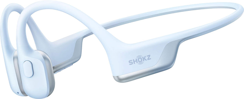 Shokz - OpenRun Air 2 Wireless Bone Conduction Open-Ear Bluetooth Sports Headphones - Ice Blue