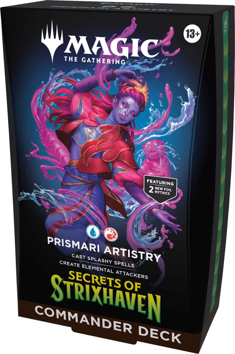 Wizards of The Coast - Magic The Gathering Secrets of Strixhaven Commander Deck - Prismari Artistry