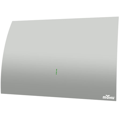 Mohu - Gateway Plus Amplified Indoor HDTV Antenna 60-mile Range - Gray