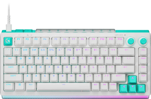 Logitech - G512 X 75 Tenkeyless DUAL SWAP Hot-Swappable TMR Analog / Mechanical Gaming Keyboard for PC Mac with LIGHTSYNC RGB - White