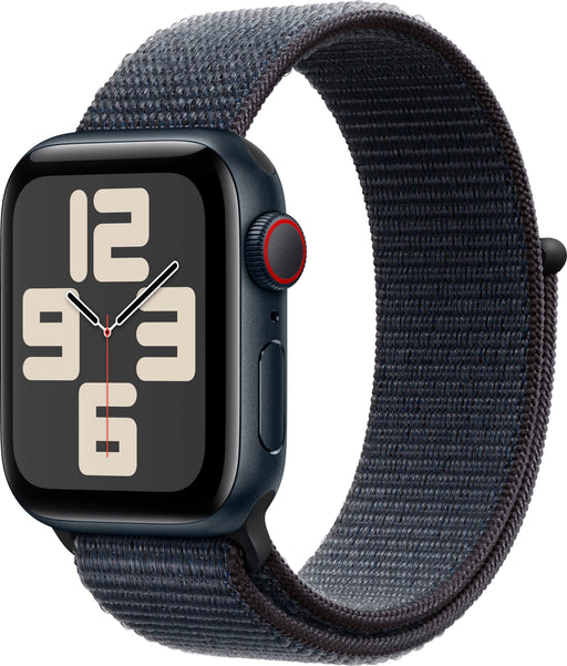 Apple Watch SE 2nd Generation (GPS+Cellular) 40mm Aluminum Case with Ink Sport Loop - Midnight - (2024)