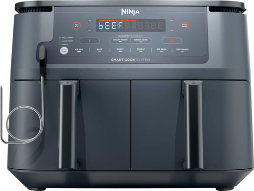 Ninja - Foodi 6-in-1 10qt. XL 2Basket Air Fryer with DualZone Technology  Smart Cook System - Cyberspace