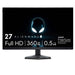 Alienware - AW2724HF 27" IPS FHD 360Hz .5-ms FreeSync Gaming Monitor (HDMI DisplayPort) - Dark side of the Moon