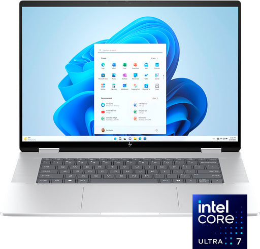 HP - Envy 2-in-1 16" Wide Ultra XGA Touch-Screen Laptop - Intel Core Ultra 7 - 16GB Memory - 1TB SSD - Glacier Silver