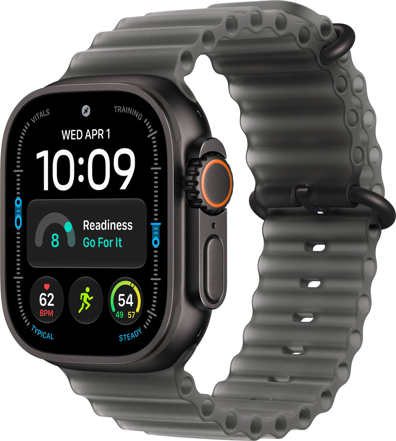 Apple Watch Ultra 4 GPS + Cellular 49mm Titanium Case with Translucent Black Ocean Band - Black - (2026)