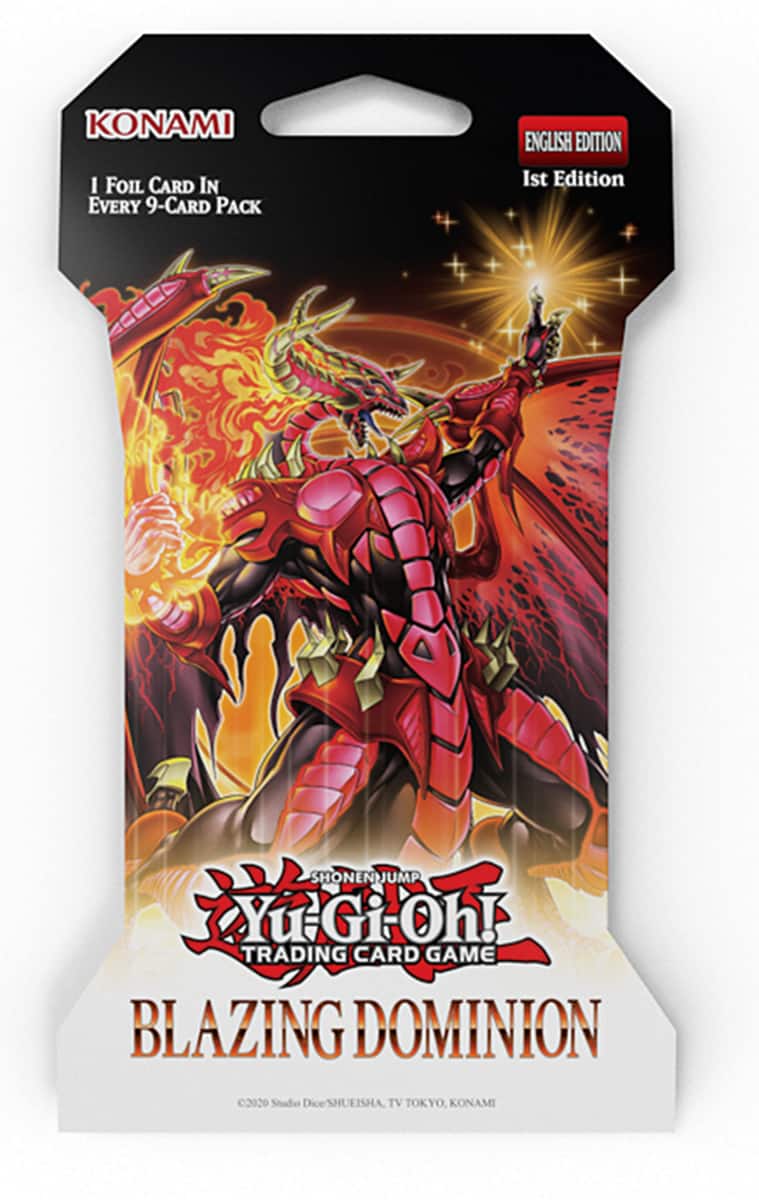 Konami - Yu-Gi-Oh Blazing Dominion Sleeved Booster