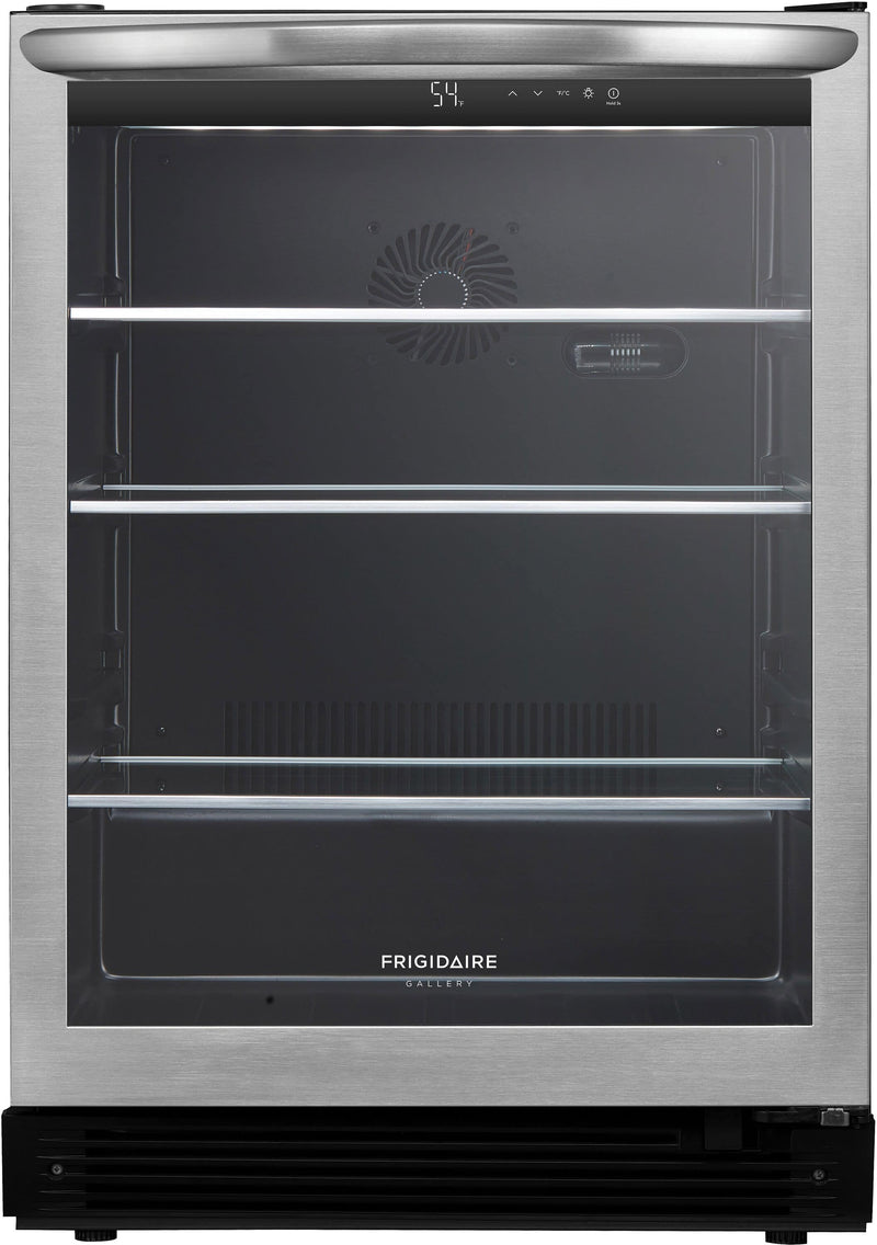 Frigidaire - 185 Can Beverage Center - Stainless Steel