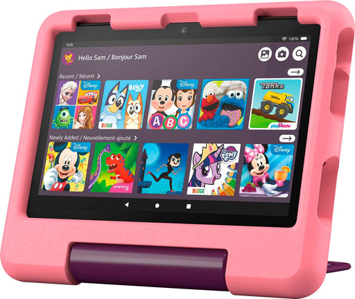 Amazon - Fire HD 8 Kids tablet ages 3-7  3GB memory 13-hr battery 32GB (2024 release) - Disney Princess