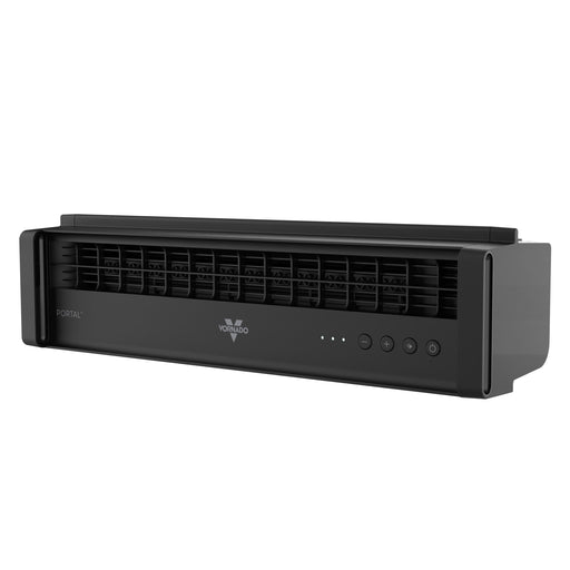 Vornado - PORTAL Window Fan with Reversible Exhaust Weather Resistant Case Black - Black