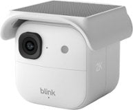 Blink - Solaris 2K+ — Solar-powered wireless smart security camera runs in as little as 45 minutes of direct sun Add on - White