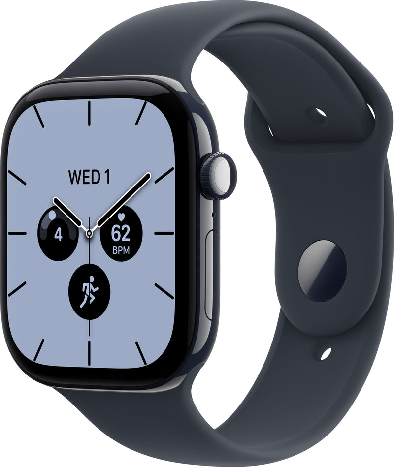 Apple Watch Series 12 GPS + Cellular 46mm Ceramic Case with Navy Blue Sport Band - S/M - Night Blue - (2026)