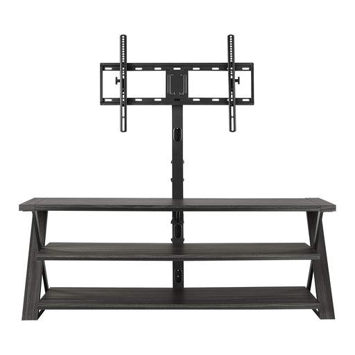 Insignia - 3-in-1 TV Stand for Most TVs Up to 70 - Charcoal Gray