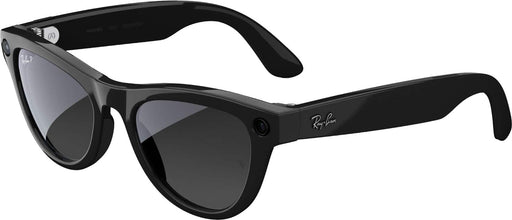 Ray-Ban  Meta Skyler (Gen 2) - Shiny Polarized Gradient Graphite lenses - Black