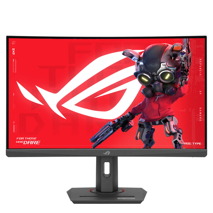 ASUS - ROG Strix 27 Curved 1440P 180Hz FreeSync Gaming Monitor with HDR (DisplayPortHDMIUSB) - Black