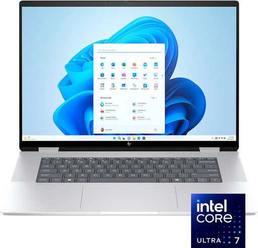 HP - Envy 2-in-1 16" 2K Touch-Screen Laptop - Intel Core Ultra 7 - 16GB Memory - 1TB SSD - Glacier Silver