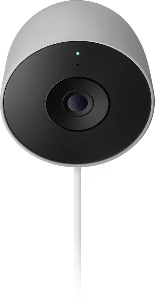 Google - Nest Cam Outdoor (wired 2nd gen) - 2K Video and Gemini - 1-Pack - Hazel