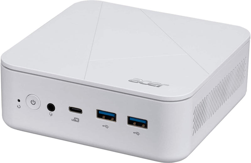 Acer - Revo Box Mini PC Desktop - Intel Processor N150 2025 - 8GB DDR4 Memory - 512GB Storage - White