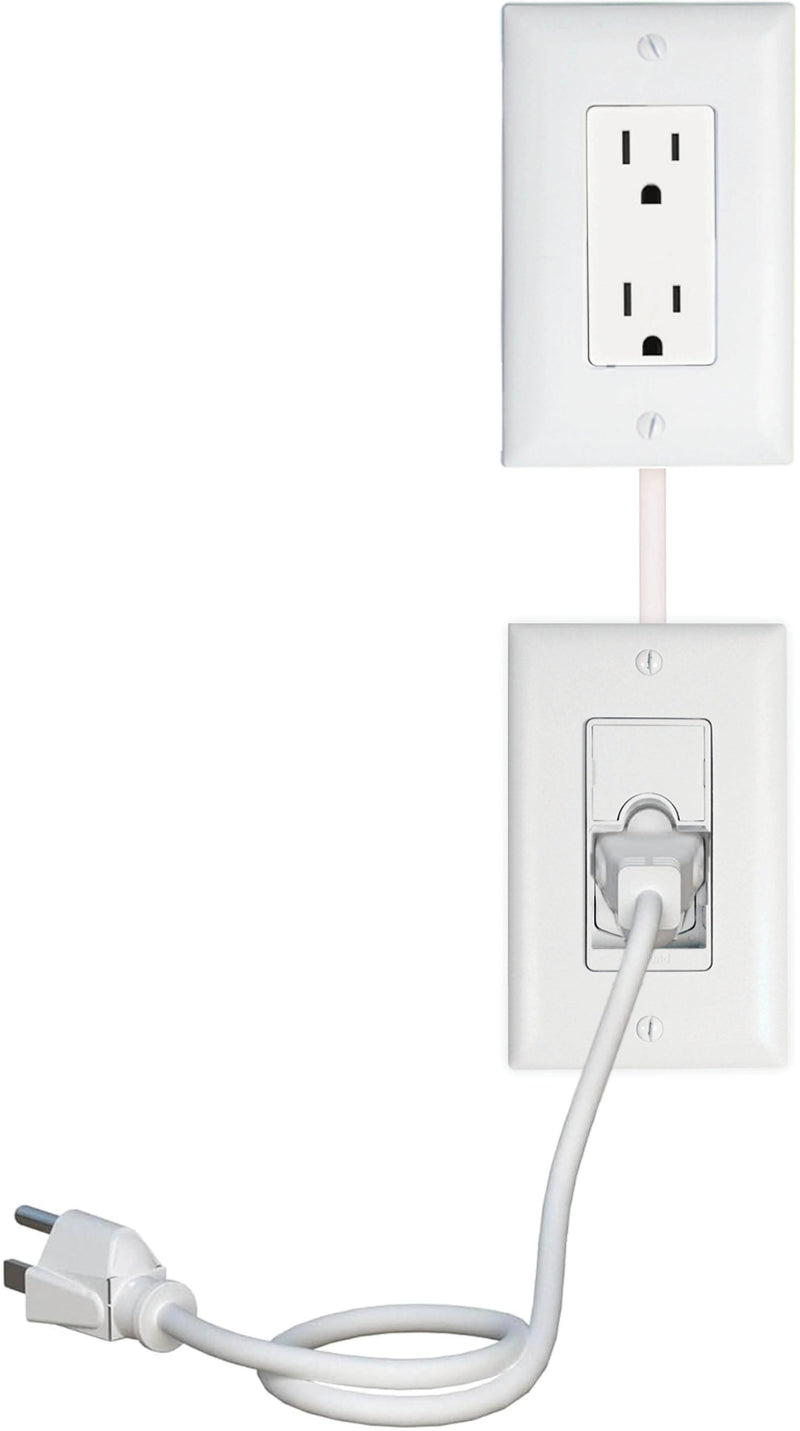 Sanus - In-Wall Power Kit for TV Media In-Wall Box - White